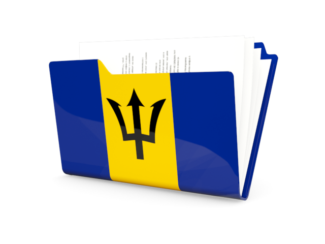 Иконка-папка. Скачать флаг. Барбадос