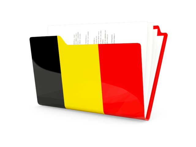 Иконка-папка. Скачать флаг. Бельгия