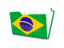 Brazil. Folder icon. Download icon.