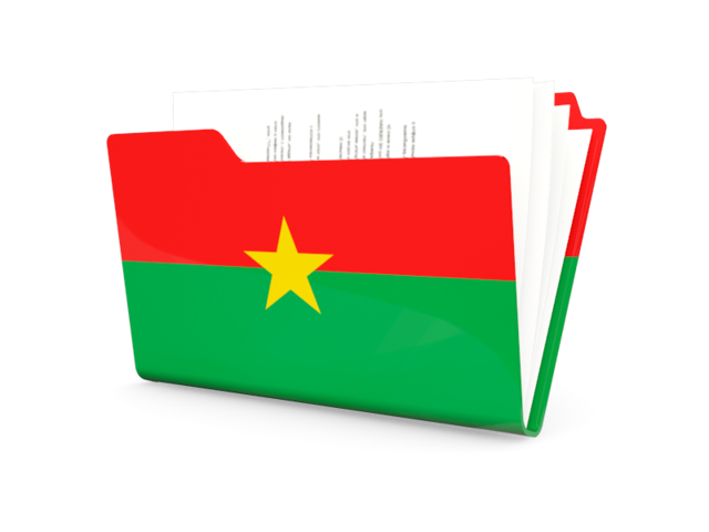 Иконка-папка. Скачать флаг. Буркина Фасо