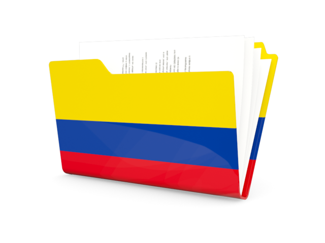 Folder icon. Download flag icon of Colombia at PNG format