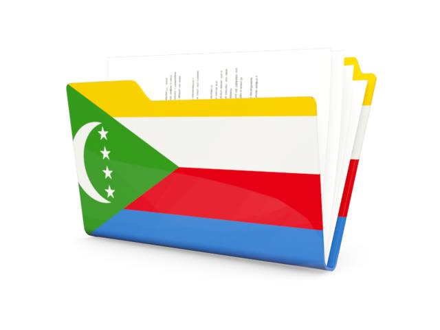 Folder icon. Download flag icon of Comoros at PNG format