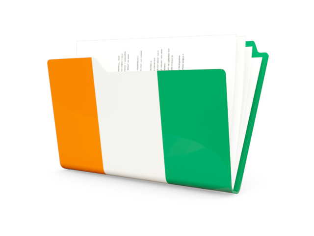 Folder icon. Download flag icon of Cote d'Ivoire at PNG format