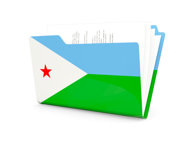 Folder icon. Download flag icon of Djibouti at PNG format