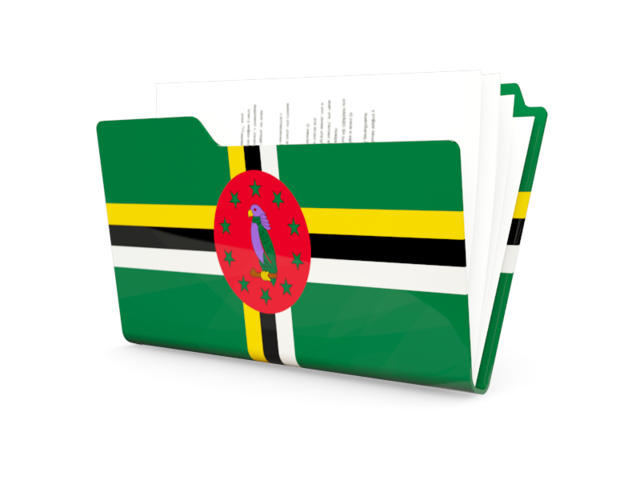 Folder icon. Download flag icon of Dominica at PNG format