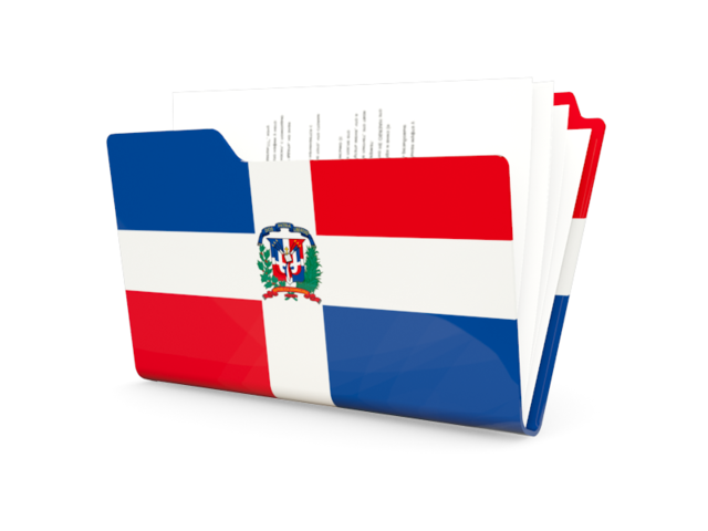 Иконка-папка. Скачать флаг. Доминиканская Республика