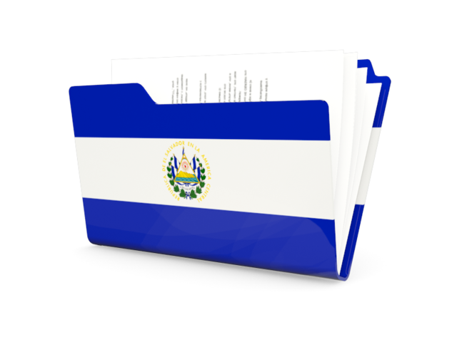 Иконка-папка. Скачать флаг. Сальвадор