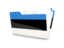 Estonia. Folder icon. Download icon.