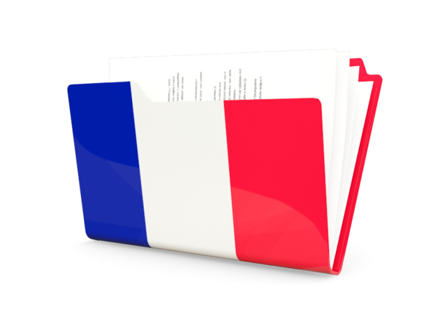 Иконка-папка. Скачать флаг. Франция