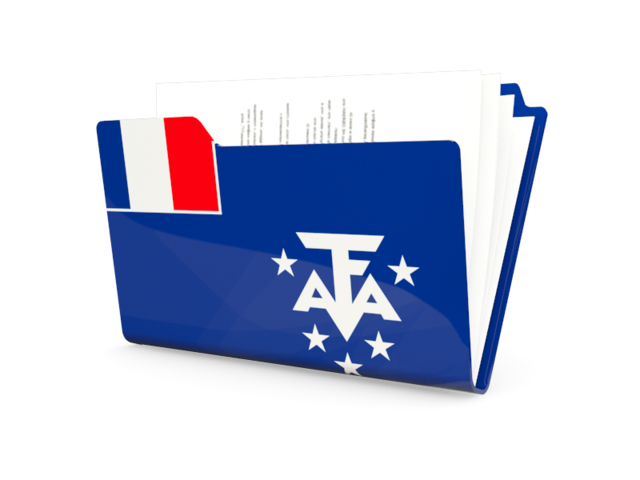 Folder icon. Download flag icon of French Southern and Antarctic Lands at PNG format