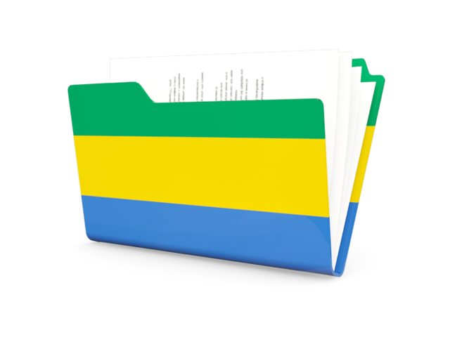 Folder icon. Download flag icon of Gabon at PNG format