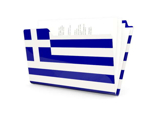 Иконка-папка. Скачать флаг. Греция