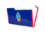 Guam. Folder icon. Download icon.