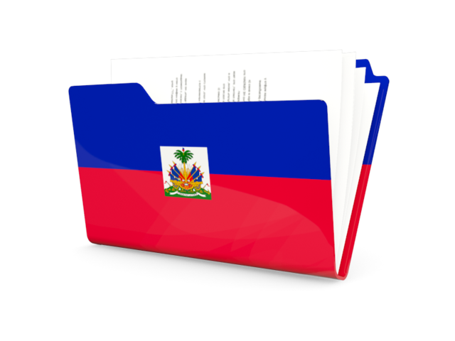 Иконка-папка. Скачать флаг. Гаити