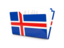 Iceland. Folder icon. Download icon.