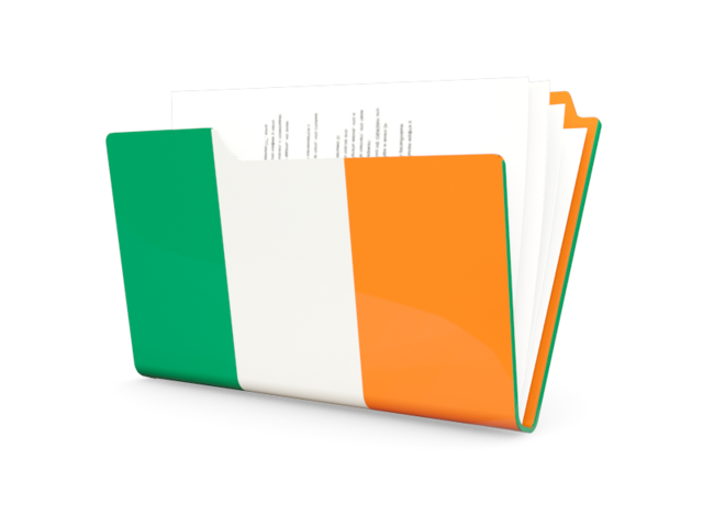 Иконка-папка. Скачать флаг. Ирландия