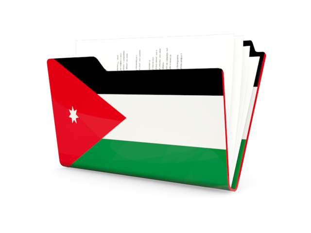 Folder icon. Download flag icon of Jordan at PNG format