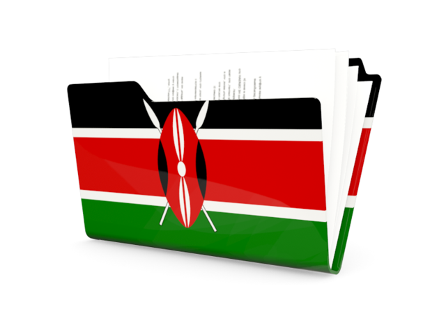 Иконка-папка. Скачать флаг. Кения