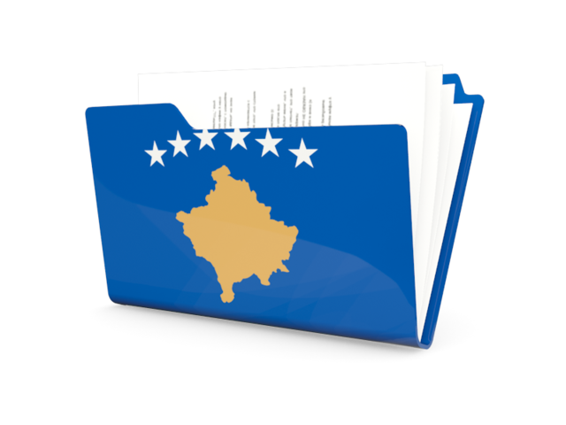 Иконка-папка. Скачать флаг. Косово