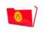 Kyrgyzstan. Folder icon. Download icon.