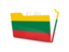 Lithuania. Folder icon. Download icon.
