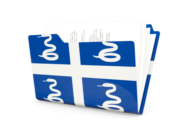 Folder icon. Download flag icon of Martinique at PNG format