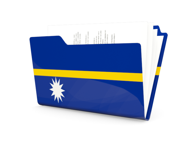 Иконка-папка. Скачать флаг. Науру