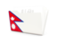 Nepal. Folder icon. Download icon.