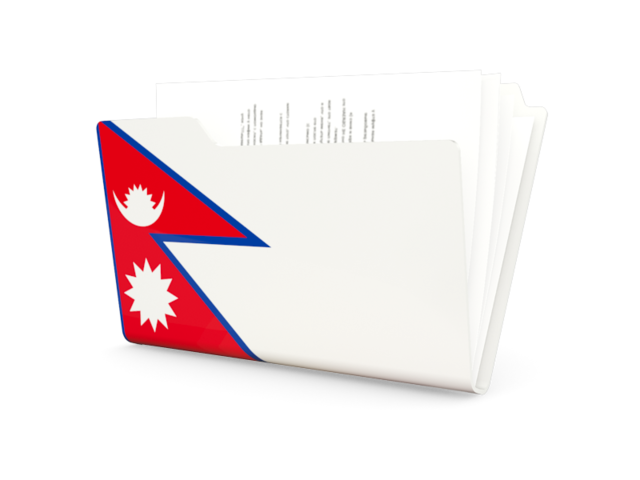 Иконка-папка. Скачать флаг. Непал