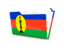 New Caledonia. Folder icon. Download icon.