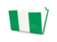 Nigeria. Folder icon. Download icon.