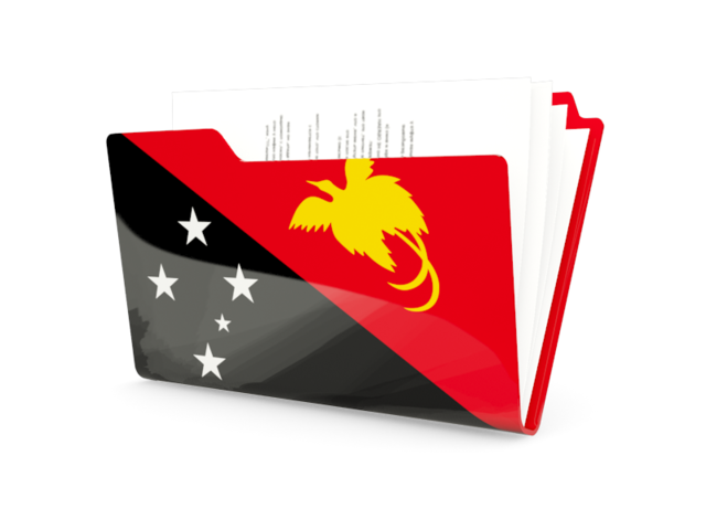 Иконка-папка. Скачать флаг. Папуа — Новая Гвинея