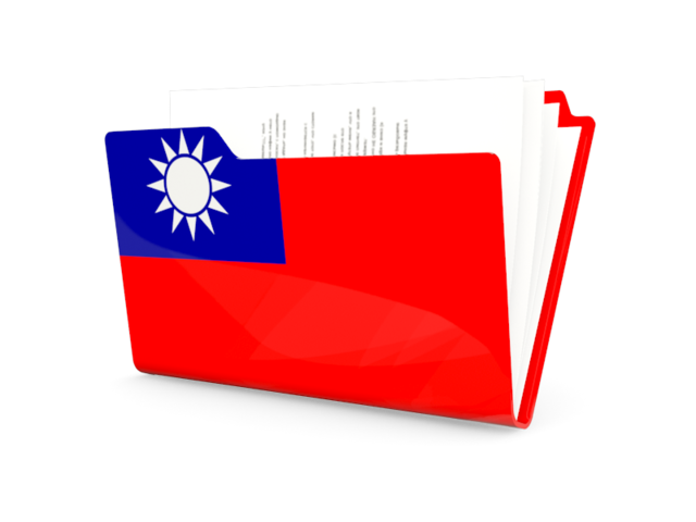 Иконка-папка. Скачать флаг. Тайвань
