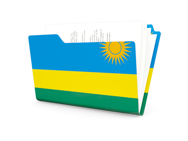 Иконка-папка. Скачать флаг. Руанда