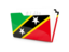 Saint Kitts and Nevis. Folder icon. Download icon.