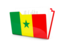 Senegal. Folder icon. Download icon.