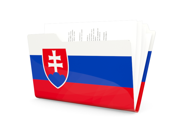 Иконка-папка. Скачать флаг. Словакия