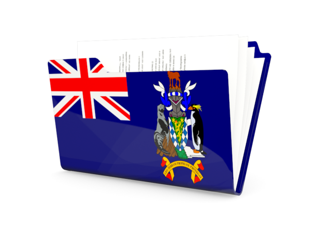 Folder icon. Download flag icon of South Georgia and the South Sandwich Islands at PNG format