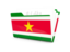 Suriname. Folder icon. Download icon.