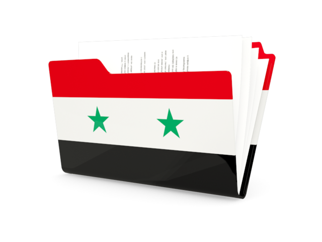 Иконка-папка. Скачать флаг. Сирия