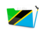 Tanzania. Folder icon. Download icon.