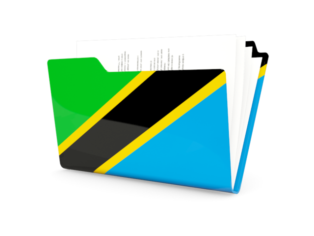 Folder icon. Download flag icon of Tanzania at PNG format