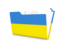 Ukraine. Folder icon. Download icon.