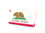 Flag of state of California. Folder icon. Download icon