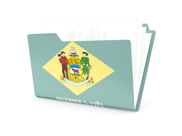 Folder icon. Download flag icon of Delaware