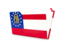 Flag of state of Georgia. Folder icon. Download icon