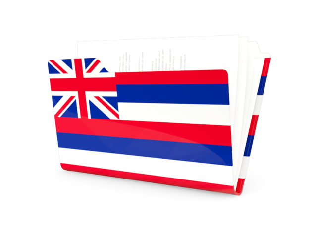 Folder icon. Download flag icon of Hawaii