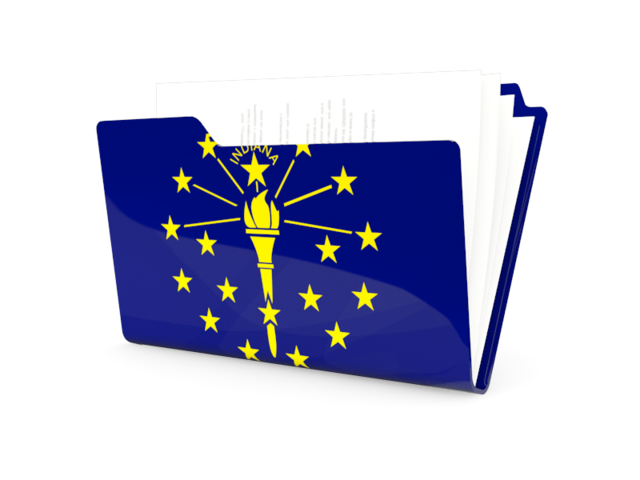 Folder icon. Download flag icon of Indiana