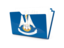 Flag of state of Louisiana. Folder icon. Download icon