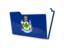 Flag of state of Maine. Folder icon. Download icon